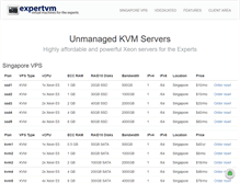 Tablet Screenshot of expertvm.com